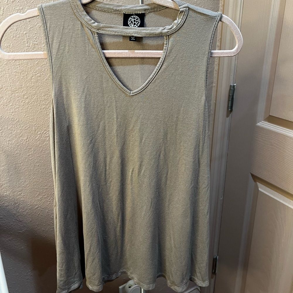 Bobeau Choker Tank Top